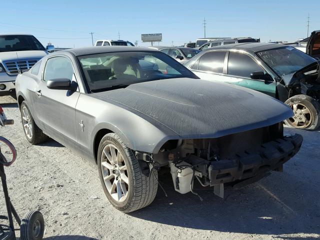 1ZVBP8AN3A5129428 - 2010 FORD MUSTANG GRAY photo 1