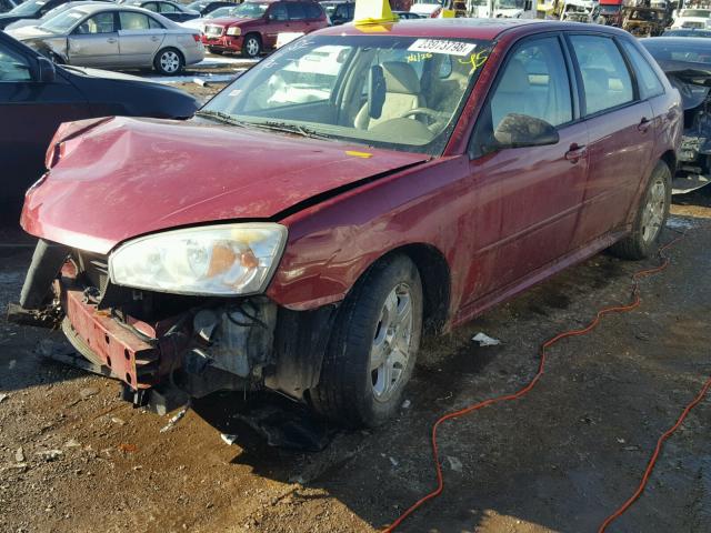 1G1ZU64894F166091 - 2004 CHEVROLET MALIBU MAX RED photo 2