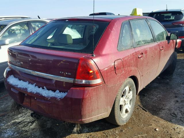 1G1ZU64894F166091 - 2004 CHEVROLET MALIBU MAX RED photo 4