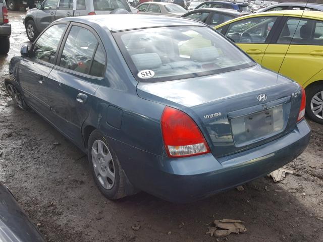 KMHDN45D13U586335 - 2003 HYUNDAI ELANTRA GL GREEN photo 3