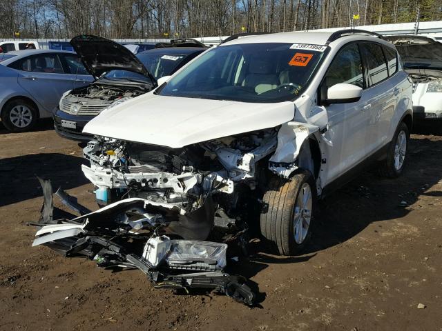 1FMCU0GD5HUE51323 - 2017 FORD ESCAPE SE WHITE photo 2