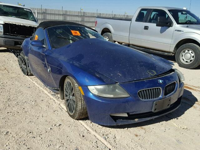 4USBU33527LW71971 - 2007 BMW Z4 3.0 BLUE photo 1