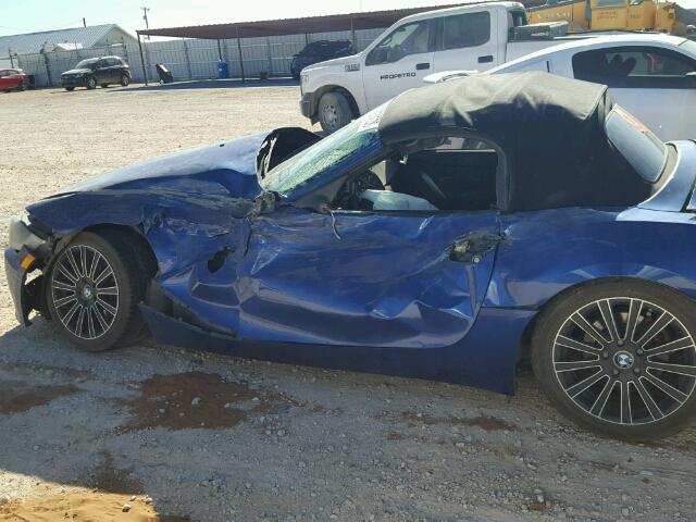 4USBU33527LW71971 - 2007 BMW Z4 3.0 BLUE photo 9