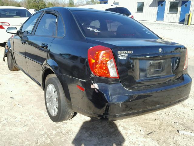 KL5JD56Z27K574339 - 2007 SUZUKI FORENZA BA BLACK photo 3