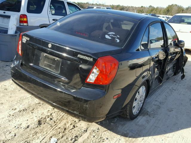 KL5JD56Z27K574339 - 2007 SUZUKI FORENZA BA BLACK photo 4