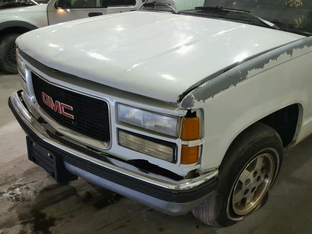 1GTDC14Z7RZ515819 - 1994 GMC SIERRA C15 WHITE photo 10