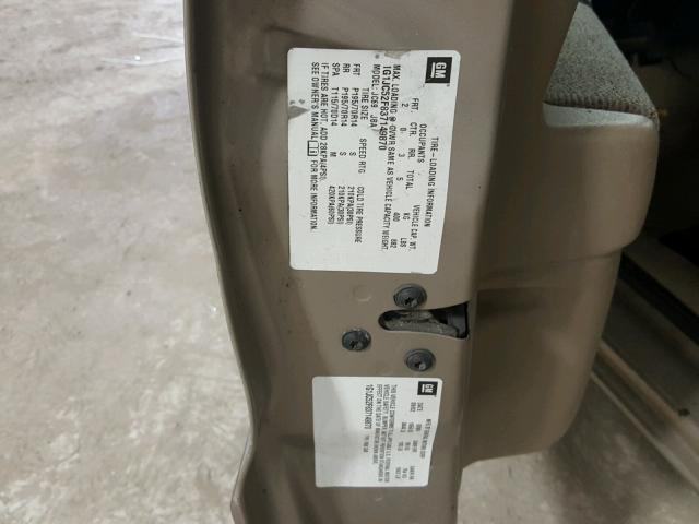 1G1JC52F837149870 - 2003 CHEVROLET CAVALIER TAN photo 10