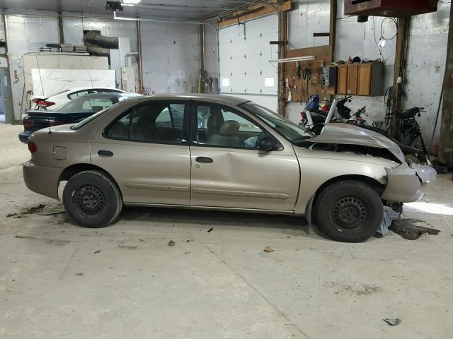 1G1JC52F837149870 - 2003 CHEVROLET CAVALIER TAN photo 9