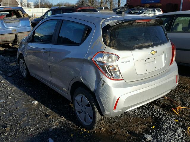 KL8CA6SA6HC729528 - 2017 CHEVROLET SPARK LS SILVER photo 3