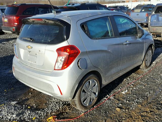 KL8CA6SA6HC729528 - 2017 CHEVROLET SPARK LS SILVER photo 4