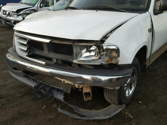 1FTZX1723XNB05659 - 1999 FORD F150 WHITE photo 9