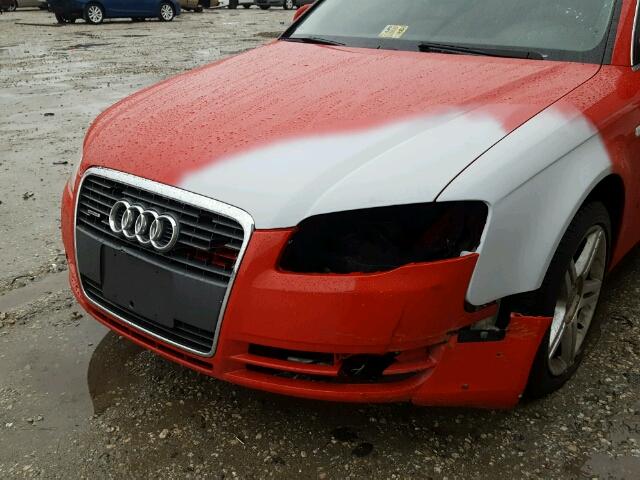 WAUDF78E97A209750 - 2007 AUDI A4 2.0T QU RED photo 9