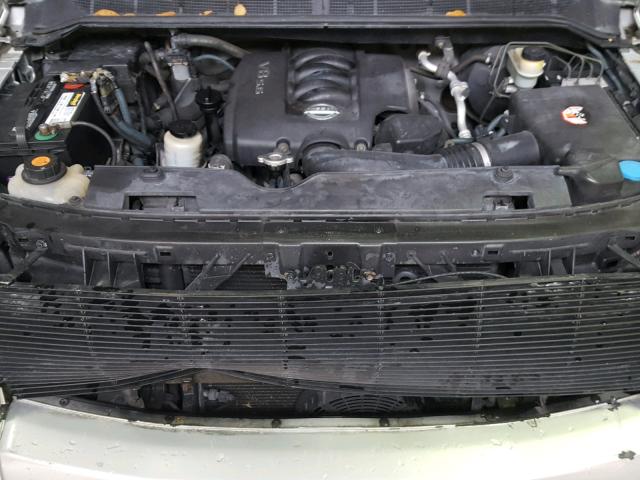 1N6BA06A85N571443 - 2005 NISSAN TITAN XE SILVER photo 7