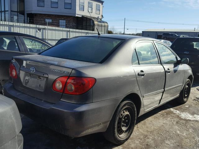 2T1BR32E97C809778 - 2007 TOYOTA COROLLA CE GRAY photo 4