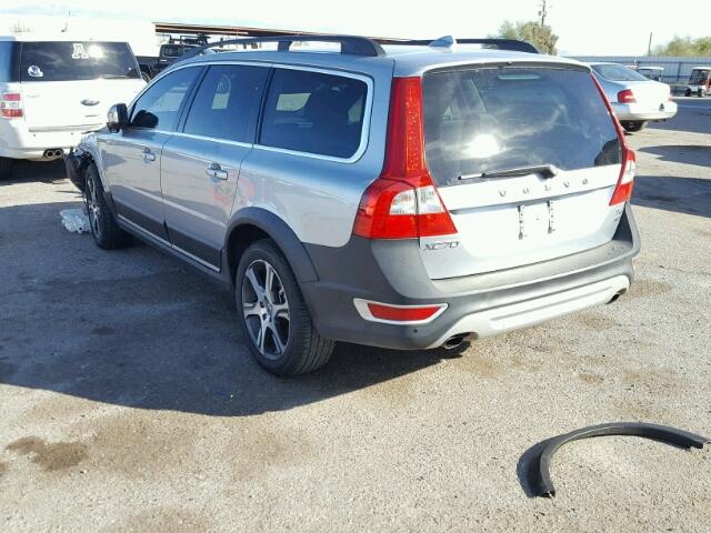 YV4902BZ1D1152607 - 2013 VOLVO XC70 T6 SILVER photo 3