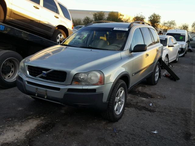 YV1CY59H541110290 - 2004 VOLVO XC90 GREEN photo 2