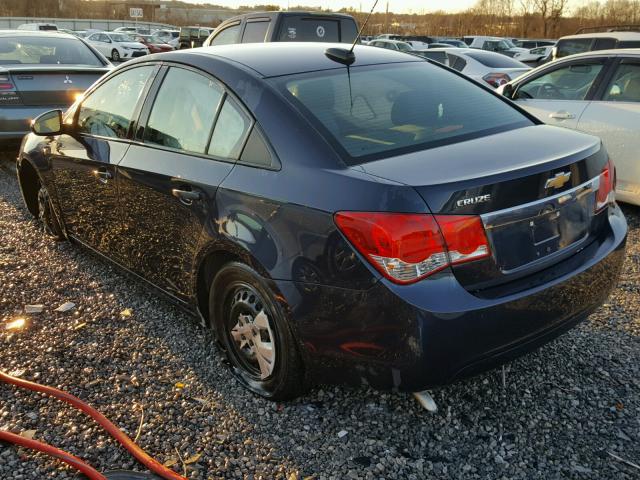 1G1PA5SH4F7251401 - 2015 CHEVROLET CRUZE LS BLACK photo 3