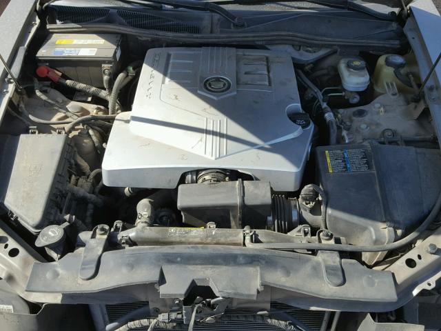 1G6DM577140106357 - 2004 CADILLAC CTS SILVER photo 7