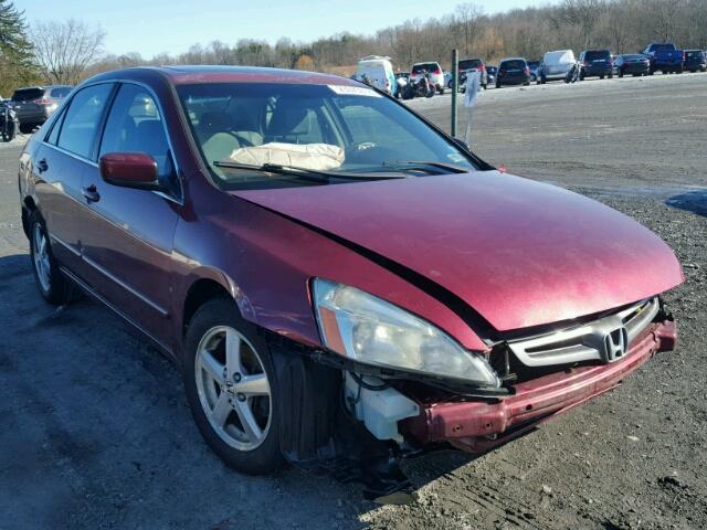 1HGCM56603A013440 - 2003 HONDA ACCORD EX MAROON photo 1