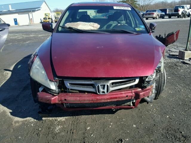 1HGCM56603A013440 - 2003 HONDA ACCORD EX MAROON photo 9