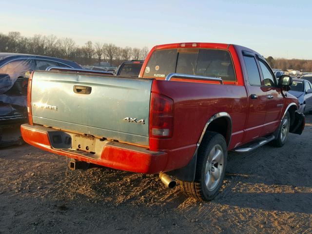 1B7HA18Z52J112380 - 2002 DODGE RAM 1500 RED photo 4