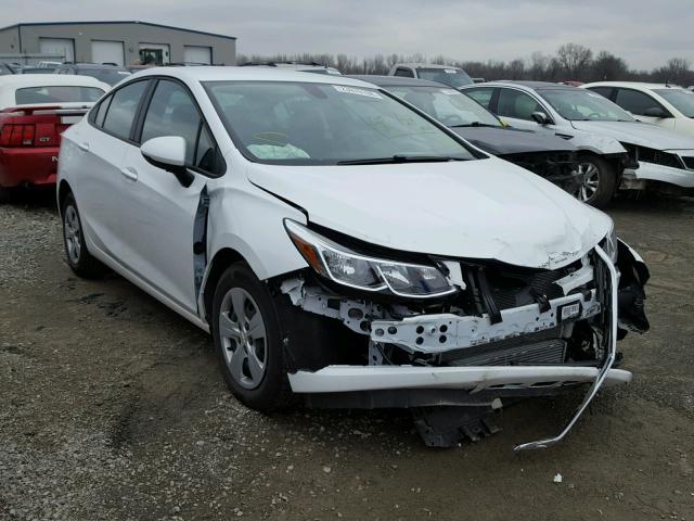 1G1BC5SM1H7234513 - 2017 CHEVROLET CRUZE LS WHITE photo 1