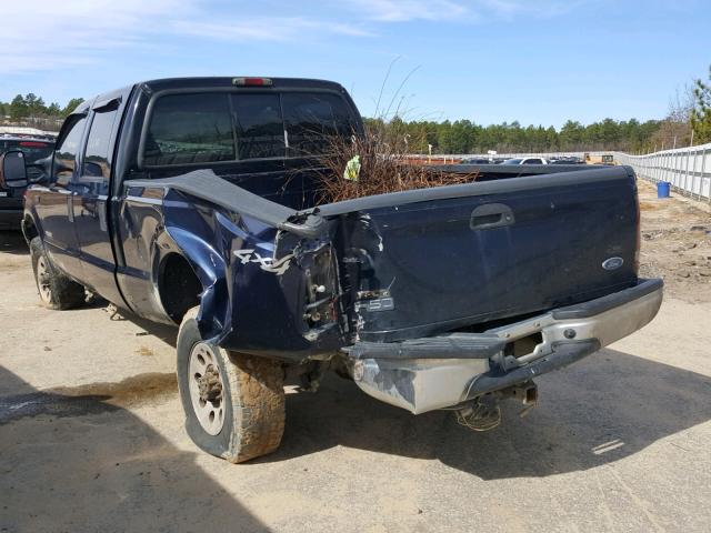 1FTNW21FX1EB60605 - 2001 FORD F250 SUPER BLUE photo 3