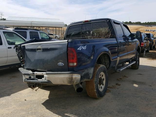 1FTNW21FX1EB60605 - 2001 FORD F250 SUPER BLUE photo 4