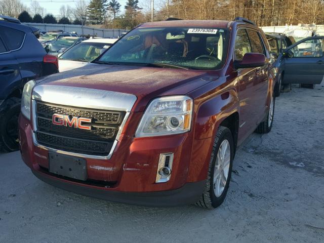 2CTFLTE52B6408487 - 2011 GMC TERRAIN SL MAROON photo 2