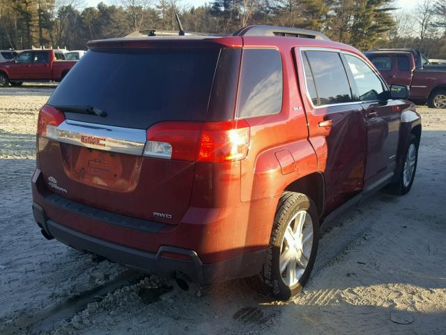 2CTFLTE52B6408487 - 2011 GMC TERRAIN SL MAROON photo 4