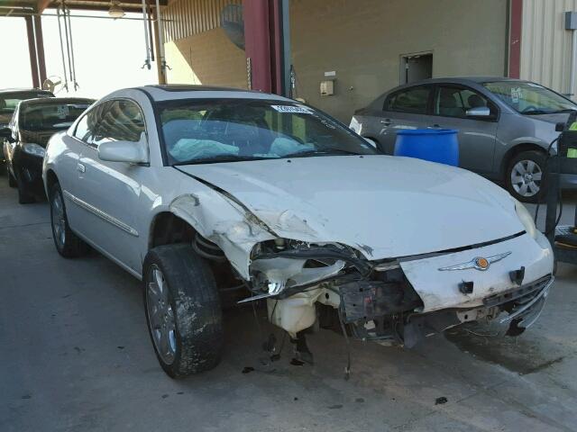 4C3AG52H32E145929 - 2002 CHRYSLER SEBRING LX WHITE photo 1