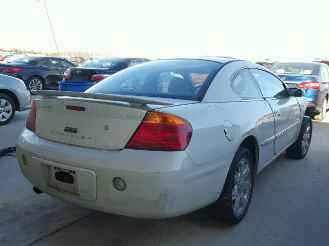 4C3AG52H32E145929 - 2002 CHRYSLER SEBRING LX WHITE photo 4