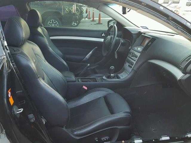 JNKCV64E58M113694 - 2008 INFINITI G37 BASE BLACK photo 5