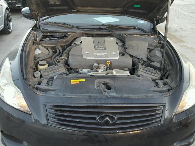 JNKCV64E58M113694 - 2008 INFINITI G37 BASE BLACK photo 7