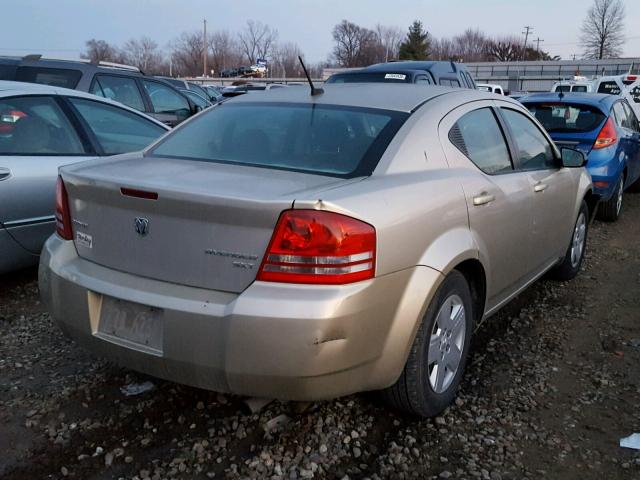 1B3CC4FBXAN115411 - 2010 DODGE AVENGER SX SILVER photo 4