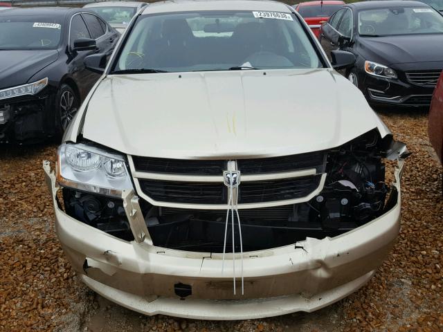 1B3CC4FBXAN115411 - 2010 DODGE AVENGER SX SILVER photo 7