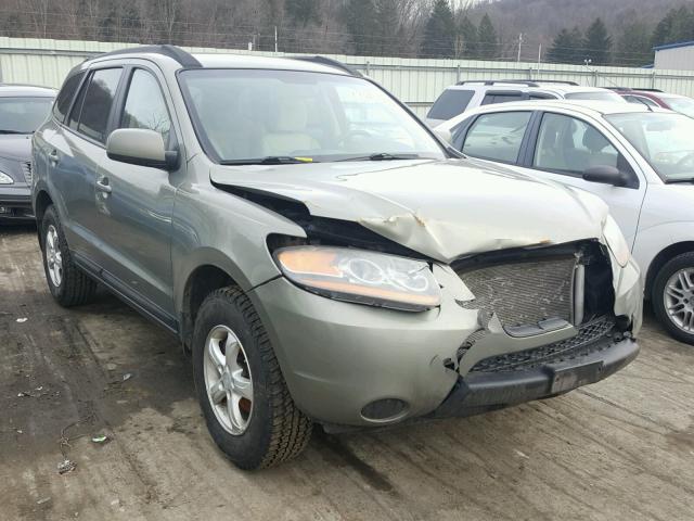 5NMSG13D68H141949 - 2008 HYUNDAI SANTA FE G GREEN photo 1