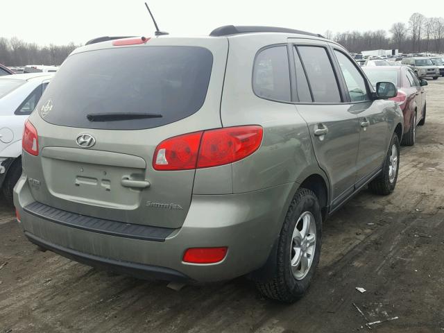 5NMSG13D68H141949 - 2008 HYUNDAI SANTA FE G GREEN photo 4