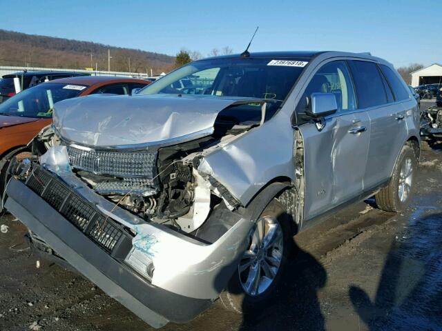 2LMDJ8JC3ABJ19649 - 2010 LINCOLN MKX SILVER photo 2