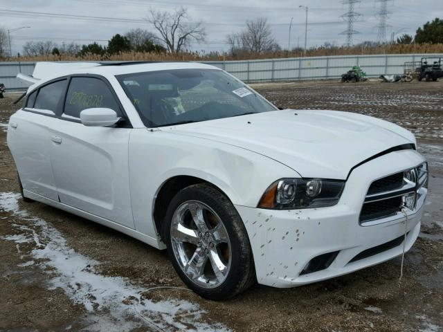 2C3CDXCT7DH582989 - 2013 DODGE CHARGER R/ WHITE photo 1