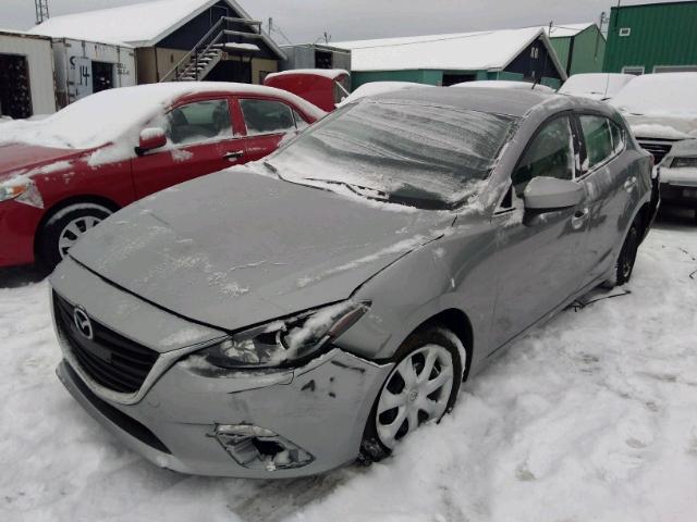 3MZBM1K73FM199075 - 2015 MAZDA 3 SPORT GRAY photo 2