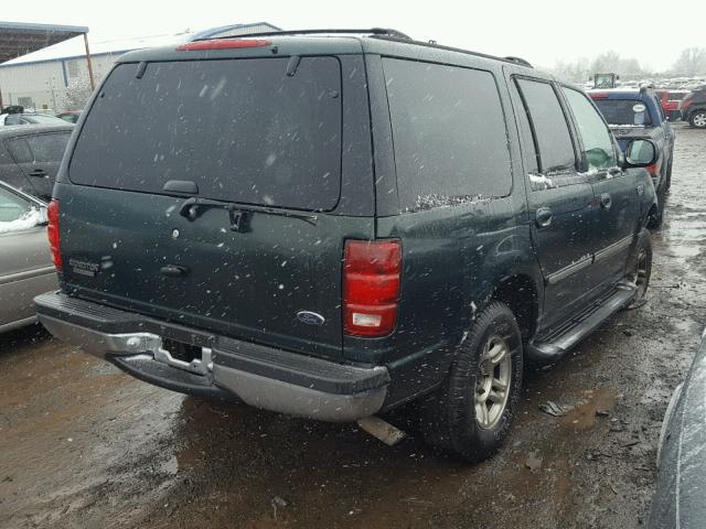 1FMPU16L11LA60682 - 2001 FORD EXPEDITION GREEN photo 4