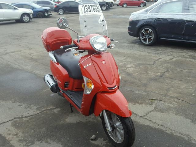 LC2D2H12XFC100363 - 2015 KYMCO USA INC LIKE 200I RED photo 1