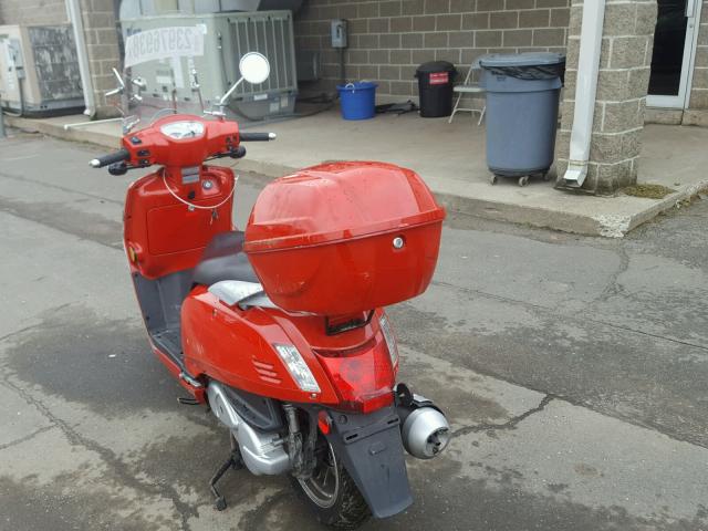 LC2D2H12XFC100363 - 2015 KYMCO USA INC LIKE 200I RED photo 3