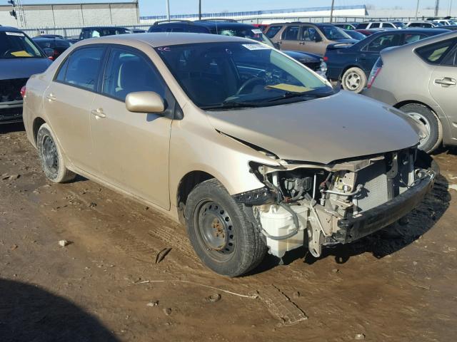 2T1BU4EE5BC592643 - 2011 TOYOTA COROLLA BA GOLD photo 1