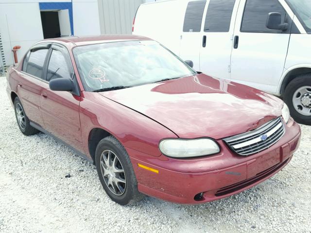 1G1ND52J83M504752 - 2003 CHEVROLET MALIBU RED photo 1