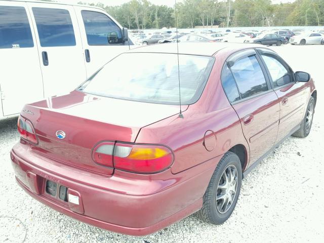 1G1ND52J83M504752 - 2003 CHEVROLET MALIBU RED photo 4