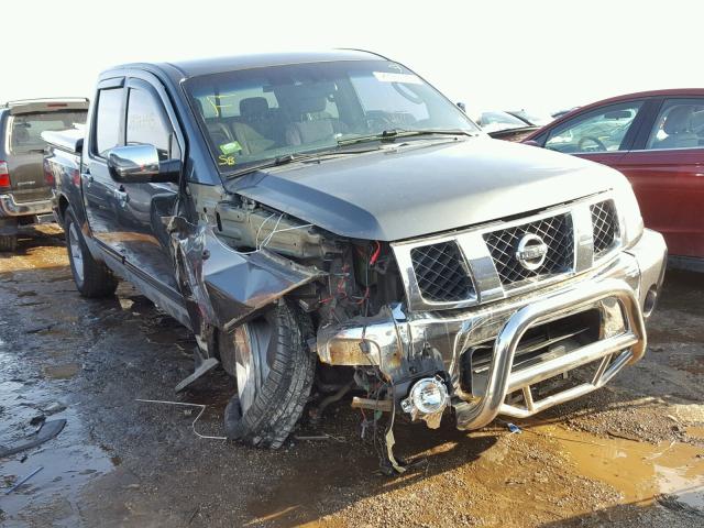 1N6AA07A74N590834 - 2004 NISSAN TITAN XE GRAY photo 1