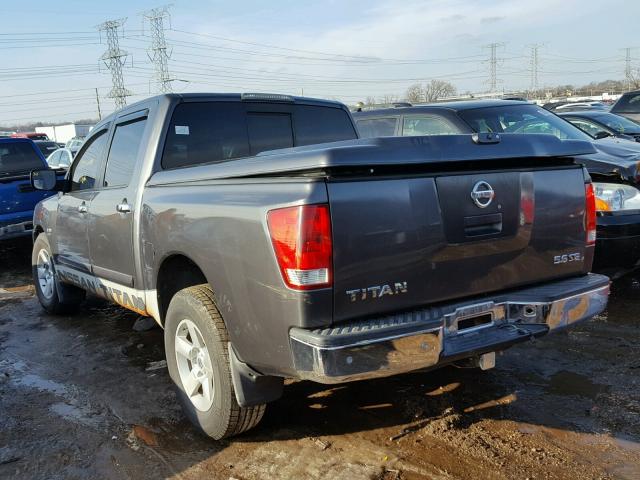 1N6AA07A74N590834 - 2004 NISSAN TITAN XE GRAY photo 3