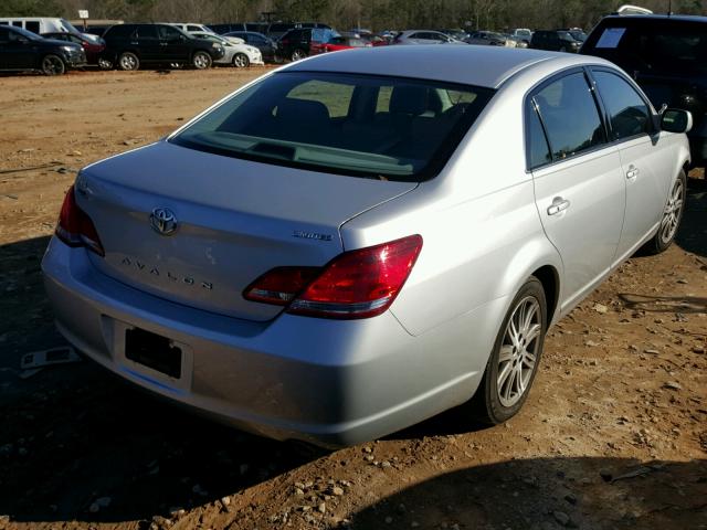 4T1BK36B87U221647 - 2007 TOYOTA AVALON XL SILVER photo 4